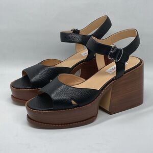 Gabriela Hearst Zuri 90MM Leather Platform Sandals size 38.5